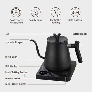 1L Boiler Water Smart <b>Coffee</b> TEA <b>Maker</b> Kettle Mini Portable Tea Kettle - Product Image 5