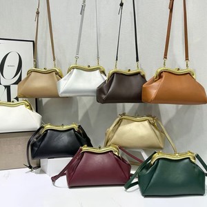 Bolso <span class=keywords><strong>Bandolera</strong></span> de PU de <span class=keywords><strong>Color</strong></span> Sólido para Mujer, con Diamantes y Hebilla, Estilo Urbano y Sencillo - Product Image 1