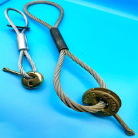 Embrayage de levage à anneau de câble métallique Accessoires personnalisés pour béton préfabriqué Boucles de levage pour fil de béton en acier inoxydable