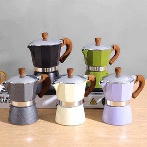 <span class=keywords><strong>Cafetière</strong></span> Moka <span class=keywords><strong>électrique</strong></span> portable en métal avec réservoir à poudre, tasse de rechange, construction en aluminium durable, <span class=keywords><strong>grande</strong></span> <span class=keywords><strong>capacité</strong></span>, couleur blanche - Product Image 3
