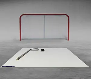 Goden bantalan plastik HDPE olahraga, papan latihan Rebound hoki es dengan pelumas diri, papan latihan menembak hoki es
