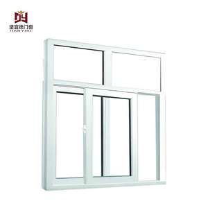 Nhà Máy Bán buôn trái và bên phải trượt nhôm Windows uPVC đôi tráng men trượt Windows - Product Image 2