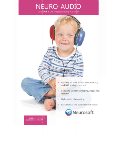 Neurosoft Dual Channel Diagnostic BERA and Auditory Brainstem Response (ABR) Medical Device for Hospitals