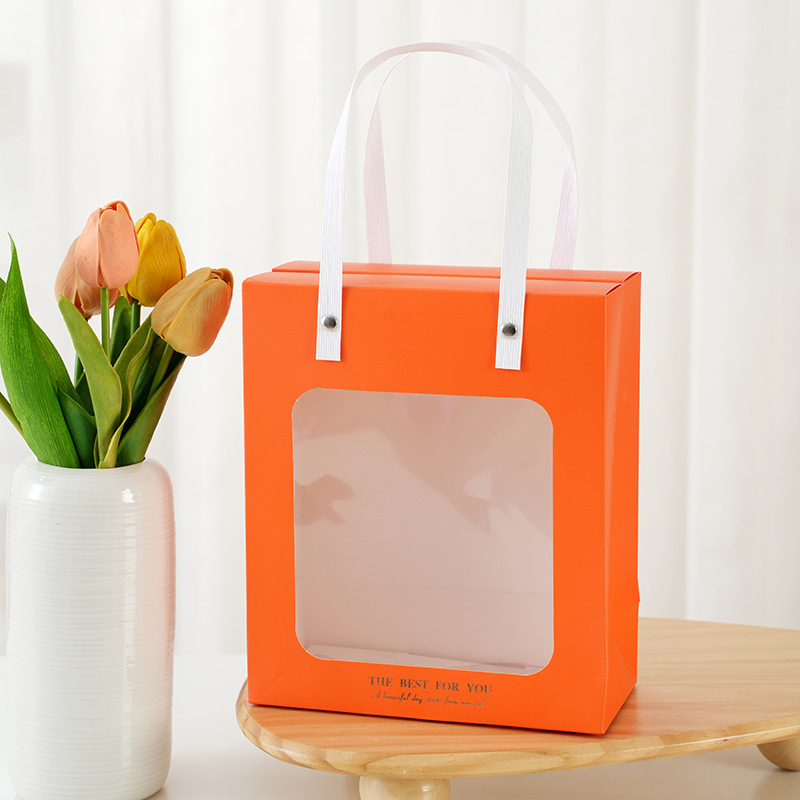 Remache naranja; Cartulina blanca; Tamaño grande 21*9*25cm