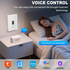Nuevo Interruptor Táctil Infrarrojo WiFi sin Contacto, Interruptor de Luz de Pared Pequeño para EE. UU., de Vidrio y PC, Compatible con Alexa, Google Home y la Aplicación Smart Life - Product Image 4