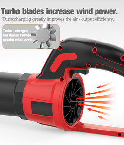 1000 Wát điện lá Blower tuyết Blower tùy chỉnh cầm tay cắt loại Blower 50m ³/min lá Blower cho bãi cỏ - Product Image 5