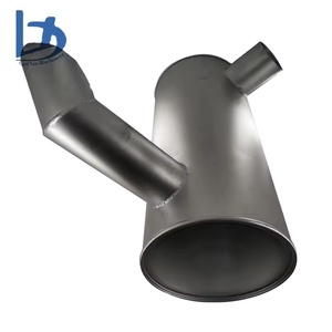 Venta de piezas de maquinaria de construcción, silenciador, piezas de excavadora silenciosa, silenciador de escape de excavadora de motor para HD250 KS600 - Product Image 1