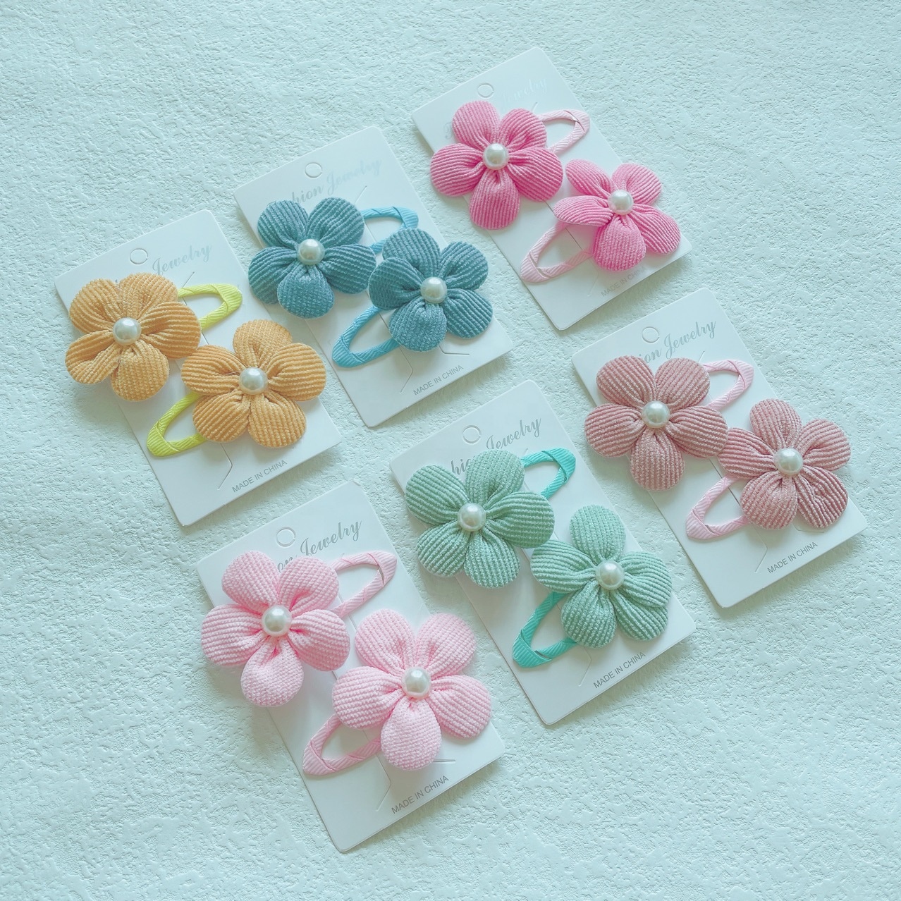 2 шт./компл. новое симпатичное цветочное летнее платье с бантом детские заколки для волос милые девушки мультфильм луки заколки дети украшение на голову; Аксессуары для волос в подарок