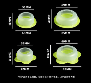 Bol à nourriture pour reptiles, bol à nourriture pour geckos <span class=keywords><strong>et</strong></span> autres reptiles, <span class=keywords><strong>vers</strong></span> de blé, anti-évasion, semi-transparent - Product Image 5