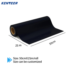 Matériaux de transfert thermique HTV flexibles Kenteer, transferts en vinyle 3D PU Flock Puff, rouleaux de vinyle thermique en mousse, <span class=keywords><strong>film</strong></span> de transfert pour produits - Product Image 2