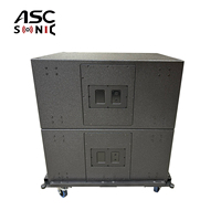 Subwoofer Konser Bass Profesional HL-218 Dual 18 Inch Long Excursion