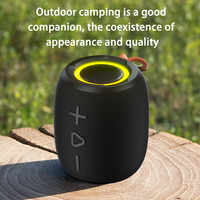 Altavoz Portátil Mini LED RGB con Luces LED Inalámbricas y Subwoofer para Fiestas al Aire Libre