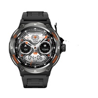 Reloj Inteligente Deportivo KT76 con Pantalla Completa de 1.53 Pulgadas, Correa de Silicona, Asistente de Voz con IA, SOS, GPS, Monitor de Sueño, Resistente al Agua IP68, 500mAh