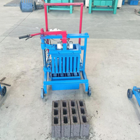 Mozambique : Machine à fabriquer des briques semi-automatique mobile de petite taille (2-45), prix abordable, utilisation facile