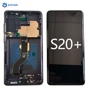 Écran d'affichage numérique Full HD avec châssis, pièce de rechange pour appareil mobile Samsung Galaxy <span class=keywords><strong>S20</strong></span>+, 100 % testé et fonctionnel - Product Image 1