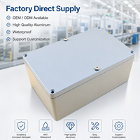 Boîtier de commande étanche en alliage d'aluminium à vente chaude avec protection IP65 pour l'électronique 360*160*95mm