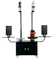 Presse à chaud électrique double station Microtec 2025 40*60cm avec projection avancée et positionnement laser