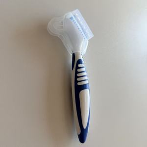 Brosse à <span class=keywords><strong>dents</strong></span> double face efficace pour prothèses dentaires, nettoyeur d'appareils dentaires amovibles - Product Image 4