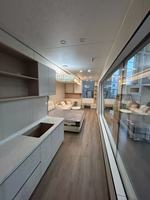 Casa Móvil Pequeña de Construcción Rápida, Casa Prefabricada Portátil, Casa Pequeña Modular de Una Habitación con Cocina y Baño