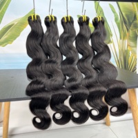 Extensions de cheveux humains vierges bruts ondulés de 10 à 30 pouces en gros, alignées sur les cuticules, fournisseur de cheveux humains vietnamiens pour femmes