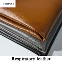 Tapicería Suave de Cuero PU Transpirable, Resistente a la Abrasión, para Decoración del Hogar y Uso en Automóviles, Grosor de 1.4-2.3 mm