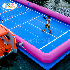 Plataforma Flotante Inflable Personalizada con Red, para Deportes Acuáticos en Lagos y Resorts - Product Image 6