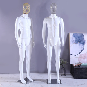 Maniquí Masculino de Alta Calidad, Lujoso, Brillante, Dorado y Plateado, Maniquí de Cuerpo Completo para Exhibición - Product Image 4