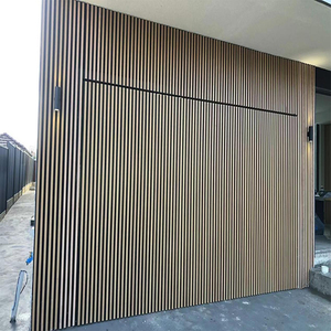 Porte de <span class=keywords><strong>garage</strong></span> sectionnelle en aluminium grillé noir moderne pour villa Télécommande Portes de <span class=keywords><strong>garage</strong></span> électriques pour maisons - Product Image 5