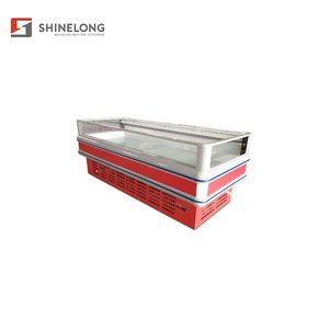 Siêu Thị Thương Mại Đôi Đảo Đông Lạnh Thịt Hiển Thị Tủ Lạnh Mở <span class=keywords><strong>Showcase</strong></span> - Product Image 3