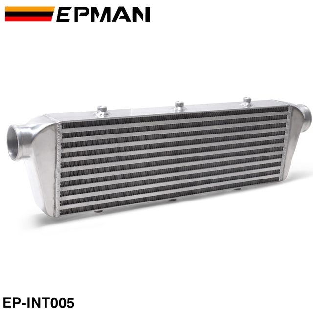 EPMAN Universal Intercooler 550x180x65mm Front Mount Intercooler for Honda Civic Integra Saab 2.5" Inlet & Outlet EP-INT005