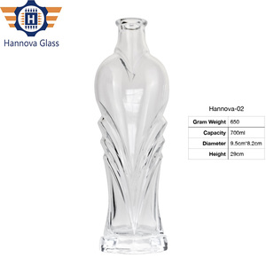 하이 퀄리티 700ml 고급 유리 병 팝 슈퍼 플린트 보드카 위스키 스피릿 주류 저렴한 가격 - Product Image 3