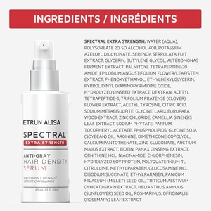Siero per la Densità dei Capelli ETRUN ALISA 60mL, Trattamento Leggero Senza Risciacquo per Capelli dall'Aspetto Più Folti e Spessi, Anti-Grigio Preserva il Pigmento - Product Image 6