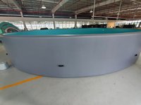 Meistverkaufter Rechteckiger Aufblasbarer Familienpool Verstärktes DWF-Gewebe Tragbarer Outdoor-Garten Aufblasbarer Schwimmpool