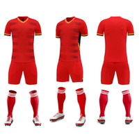 Seragam Jersey Sepak Bola Murah Grosir 2025 Kualitas Thailand, Set Jersey Klub Sepak Bola, Seragam Olahraga Unisex, Baju Olahraga Pendek