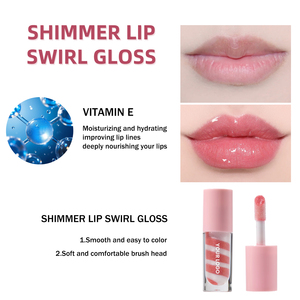 <span class=keywords><strong>Lip</strong></span> <span class=keywords><strong>Gloss</strong></span> Vegan Mewah Label Pribadi Rasa Buah Organik Unik Tekstur Berkilau Makeup Lipstik - Product Image 5