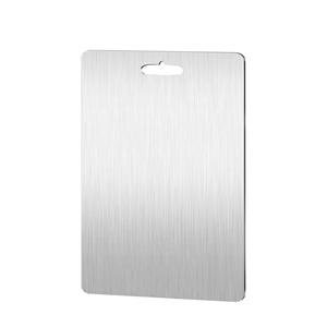 Planche à découper en acier inoxydable 304 de qualité alimentaire, épaisse, anti-moisissure et facile à nettoyer, très vendue pour la cuisine - Product Image 1