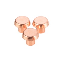 Plaque de contact bimétallique cuivre-argent personnalisée pour soudage, bouton-poussoir pour circuit électrique basse tension
