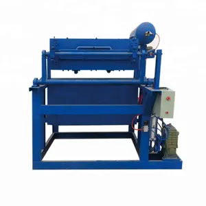 1 x 3 molds Low factory price traditional brick conveyor belt drying rotary egg tray making machine