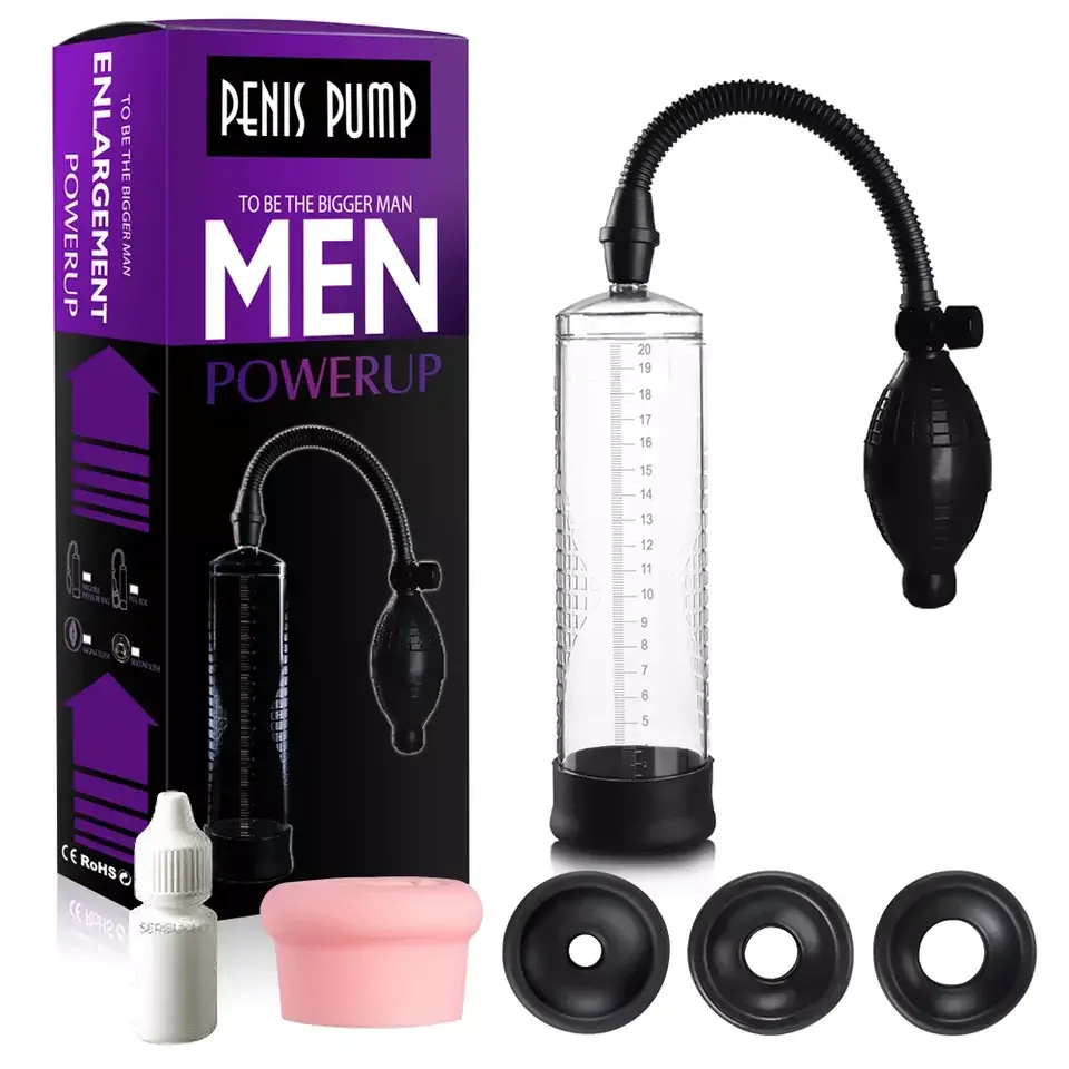 Penis pompası vakum yardım iktidarsızlık büyük daha uzun kalın Up erkek Masturbator yapay Penis seks oyuncakları erkekler için