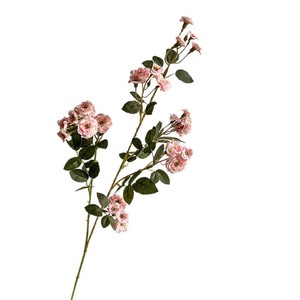 Rosas Artificiales de Plástico de Alta Simulación, Arreglo Floral Decorativo para Sala de Estar y Mesa de Comedor - Product Image 5