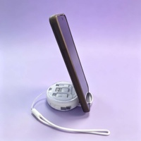 Boîte de rangement pour câble de charge rétractable 6 en 1, kit adaptateur de câble de charge rapide type C, câble de données multifonctionnel portable