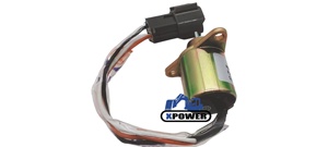 Nouveau solénoïde d'arrêt de carburant XPower 119233-77932 pour pelle sur chenilles modèle 1503ES-12S5SUC12S M810324 - Product Image 3