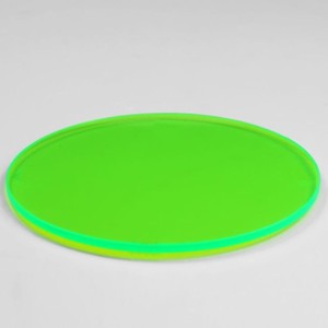 Impression personnalisée, plaque de nom en lucite de 5 mm d'épaisseur, découpe au laser, disque rond en perspex, cercle rond en acrylique transparent - Product Image 4