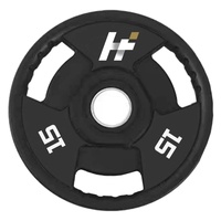 Disques de musculation en fonte à revêtement antidérapant en forme d'éventail pour l'entraînement de force et l'haltérophilie, équipement de gym à domicile