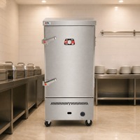 Machine à vapeur alimentaire RTK anti-brûlure à gaz, facile à nettoyer, pour la cuisson à la vapeur du riz gluant, de la citrouille et des crevettes