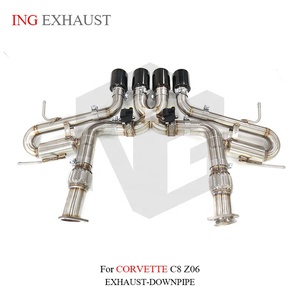 ING T304 Échappement arrière à soupapes avec tube en X pour Corvette C8 Z06 LT6 5.5L V8 <span class=keywords><strong>2023</strong></span>+ |   Têtes de bâtonnets de ski de fond en fibre de carbone pour télécommande, vente en gros - Product Image 2