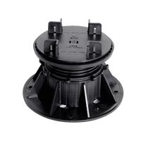 Système de supports réglables en plastique Sunsbuild de haute qualité pour l'installation de dalles de terrasse sur toit et balcon.