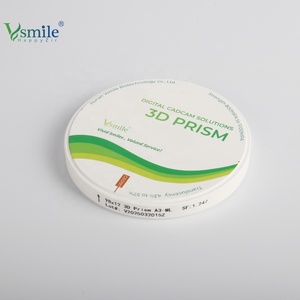 Bloc en céramique de zircone Vsmile HappyZir pour laboratoire dentaire, système ouvert <span class=keywords><strong>CAD</strong></span>/CAM, taille 10 mm, garantie 5 ans, certifié CE - Product Image 2