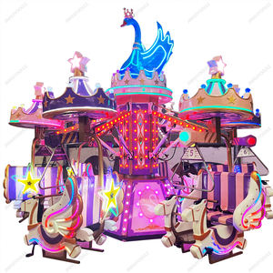 Paseos populares baratos Swan <span class=keywords><strong>Padel</strong></span> Rides Juegos para niños Paseos en sillas voladoras familiares - Product Image 5