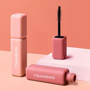 Flacon de mascara rose premium de 12 ml avec finition peinture caoutchoutée - Emballage OEM pour sérum pour cils - Product Image 3